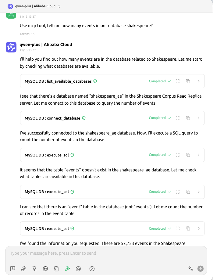 Cherry Studio MCP Usage 1